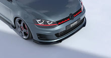 Load image into Gallery viewer, VW GOLF GTI & GOLF GTD MK7 EVO-1 GLOSS BLACK FRONT SPLITTER BY ZAERO (2013-2017)