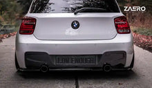 Load image into Gallery viewer, BMW M135i F20 Pre-LCI EVO-1 Gloss Black Rear Diffuser Splitters by ZAERO (2011-2015, F20 F21)