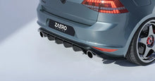 Load image into Gallery viewer, VW GOLF GTI MK7 EVO-1 GLOSS BLACK REAR DIFFUSER BY ZAERO (2013-2017)