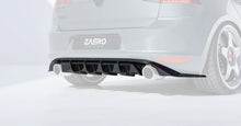 Load image into Gallery viewer, VW GOLF GTI MK7 EVO-1 GLOSS BLACK REAR DIFFUSER BY ZAERO (2013-2017)