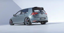 Load image into Gallery viewer, VW GOLF GTI MK7 EVO-1 GLOSS BLACK REAR DIFFUSER BY ZAERO (2013-2017)