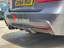 Load image into Gallery viewer, BMW F30/F31 3 SERIES CARBON FIBRE DIFFUSER - MP STYLE - TWIN EXHAUST