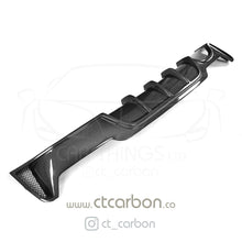 Load image into Gallery viewer, BMW F32, F33 & F36 4 SERIES CARBON FIBRE DIFFUSER - MP STYLE - TWIN EXHAUST