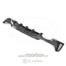 Load image into Gallery viewer, BMW F32, F33 & F36 4 SERIES CARBON FIBRE DIFFUSER - MP STYLE - TWIN EXHAUST