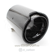 Load image into Gallery viewer, BMW CARBON EXHAUST TIPS 135i/140i/235i/240i/335i/340i/435i/440i - BLACK (SET OF 2)