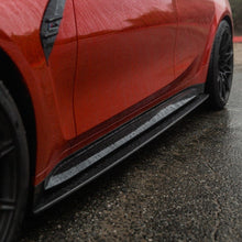 Load image into Gallery viewer, BMW M3 G80/G81 CARBON FIBRE SIDE SKIRT REPLACEMENT - CT DESIGN