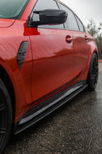Load image into Gallery viewer, BMW M4 G82/G83 CARBON FIBRE SIDE SKIRT REPLACEMENT & EXTENSION - CT DESIGN