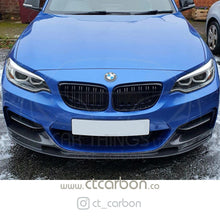 Load image into Gallery viewer, BMW 2 SERIES F22 & F23 M SPORT CARBON FRONT LIP SPLITTER - OEM + CT DESIGN
