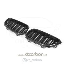 Load image into Gallery viewer, BMW M2/2 SERIES F87/F22 CARBON FIBRE GRILLES