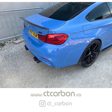 Load image into Gallery viewer, BMW M2/M3/M4/M5 F10/F80/F82/F83/F87 CARBON FIBRE EXHAUST TIPS - BLACK x4