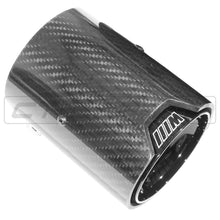 Load image into Gallery viewer, BMW M2/M3/M4/M5 F10/F80/F82/F83/F87 CARBON FIBRE EXHAUST TIPS - BLACK x4