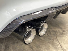 Load image into Gallery viewer, BMW M2/M3/M4/M5 F10/F80/F82/F83/F87 CARBON FIBRE EXHAUST TIPS - CHROME x4