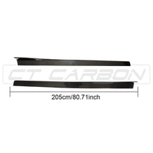 Load image into Gallery viewer, BMW M3/M4 (F80 F82 F83) CARBON FIBRE SIDE SKIRTS - 3D STYLE