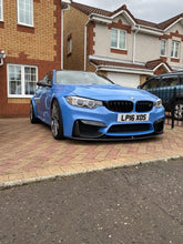 Load image into Gallery viewer, BMW M3/M4 (F80 F82 F83) CARBON FIBRE SPLITTER (3 PIECE) - MP STYLE