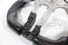 Load image into Gallery viewer, BMW FXX CARBON FIBRE / ALCANTARA FLAT BOTTOM STEERING WHEEL