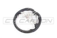 Load image into Gallery viewer, BMW FXX CARBON FIBRE / LEATHER FLAT BOTTOM STEERING WHEEL