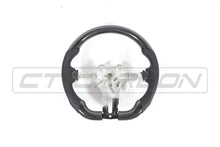 Load image into Gallery viewer, BMW FXX CARBON FIBRE / LEATHER FLAT BOTTOM STEERING WHEEL