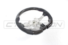 Load image into Gallery viewer, BMW FXX CARBON FIBRE / LEATHER FLAT BOTTOM STEERING WHEEL