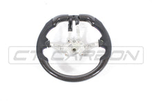 Load image into Gallery viewer, BMW FXX CARBON FIBRE / LEATHER FLAT BOTTOM STEERING WHEEL