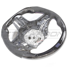 Load image into Gallery viewer, BMW Gxx 5,8,X3,X4,X5,X6,X7,M5,M8,X3M,X4M,X5M,X6M,X7M SERIES CARBON FIBRE / ALCANTARA LED FLAT BOTTOM STEERING WHEEL WITH HEATING