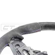 Load image into Gallery viewer, BMW Gxx CARBON FIBRE / ALCANTARA CUSTOM STEERING WHEEL