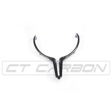 Load image into Gallery viewer, BMW M Fxx CARBON FIBRE STEERING WHEEL TRIM (2012-2020)