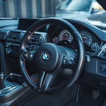 Load image into Gallery viewer, BMW M Fxx CARBON FIBRE STEERING WHEEL TRIM (2012-2020)