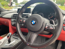Load image into Gallery viewer, CT Carbon BMW M Sport Carbon Fibre Steering Wheel Trim Cover for F-Series (F10 F20 F21 F22 F23 F30 F31 F32 F33 F15 F16) 1 2 3 4 Series X5 X6, 2012–2019