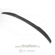 Load image into Gallery viewer, BMW M5 F90 & G30 5 SERIES CARBON FIBRE SPOILER - M4 STYLE