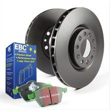Load image into Gallery viewer, EBC Greenstuff 2000 Front Sport Brake Pads & Premium OE Riveted Discs Kit for BMW 7 Series F01/F02/F04 (ATE Front Caliper, 348mm) - 730i 740i 740xi ActiveHybrid 7 | DP22007 + D1818R | PD01KF233