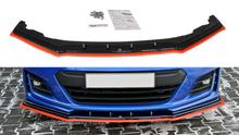 Load image into Gallery viewer, Maxton Design - FRONT SPLITTER (BLACK & RED) V.4 SUBARU BRZ FACELIFT 2017-2020