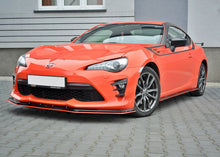 Load image into Gallery viewer, Maxton Design - FRONT SPLITTER (BLACK & RED) V.4 TOYOTA GT86 FACELIFT 2017-2020