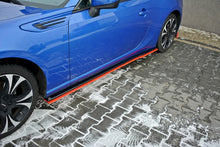 Load image into Gallery viewer, Maxton Design - SIDE SKIRTS SPLITTERS (BLACK & RED) V.2 SUBARU BRZ (2017-2020)/ TOYOTA GT86 FACELIFT (2017-UP)