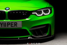 Load image into Gallery viewer, Evaero Carbon Fibre (Carbon Fiber) Front Vents (Pair, Left & Right) for BMW F80 M3, F82 M4, F83 M4 (F8X) - Front Air Vent/Bumper Duct Trims | Real Carbon | OEM+ Fit