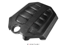 Load image into Gallery viewer, Eventuri Carbon Fibre (Carbon Fiber) Engine Cover for Volkswagen VW Golf MK8 GTI & Golf R EA888 – High Gloss OEM+ Engine Bay Upgrade