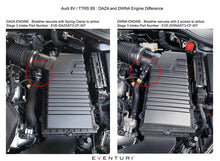 Load image into Gallery viewer, Eventuri Carbon Fibre Intake System Cold Air Intake for Audi RS3 8V Gen 2 & Audi TT RS 8S | Performance Induction Kit, 103mm, Stage 3/Hybrid Turbo Ready, OPF (DWNA) Compatible