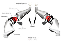 Load image into Gallery viewer, Eventuri Carbon Fibre Cold Air Intake Kit for Mercedes-AMG GT, GTS, GTR (C190/R190, M178 4.0 V8 Biturbo) - Sealed Venturi Design, Dyno-Proven Performance Gains - Gloss or Matte Carbon - Gen 2 Dry Filters