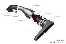 Load image into Gallery viewer, Eventuri Carbon Fibre Cold Air Intake & Induction Kit for Volkswagen Golf MK8 GTI 2.0 TFSI EA888 Gen 4 (MQB Evo) - Sealed High-Flow Performance