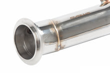 Load image into Gallery viewer, Evolve S55 Catless/Decat Turbo Downpipes for BMW F87 M2 Competition, F80 M3, F82/F83 M4 - 3" T301 Stainless Steel, TIG-Welded Cast Ends, Direct Bolt-On to OEM/Aftermarket Exhaust - Track/Off-Road Only