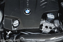 Load image into Gallery viewer, Evolve Performance Billet Oil Filler Cap for BMW - CNC Machined T-6061 Aluminium, Black Anodised with Titanium Centre - High Grip - Fits N54 N55 S55 B58 Engines - OE Ref 11128655331