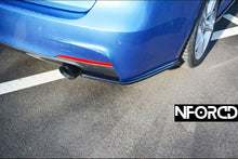 Load image into Gallery viewer, BMW 3 Series F30 Rear Spats / Rear Bumper Extensions – Gloss Black ABS | UK Made OEM Style | Fitting Hardware Included