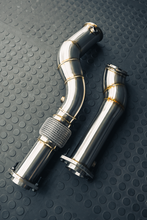 Load image into Gallery viewer, BMW G8x M3/M4 Decat Downpipes (Catless) - High-Flow Stainless Steel for S58, Direct Bolt-On, Stage 2 Ready - Fits G80 M3 & G82/G83 M4