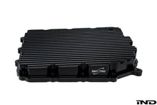 Load image into Gallery viewer, Fall-Line Motorsports Aluminium DCT Transmission Oil Pan/Sump Upgrade – CNC Baffled, Black Anodised, Cooler Ports – BMW M2/M3/M4 (F8X), M5 (F10), M6 (F06/F12/F13), 135i (E82/E88), 335i/335is (E9X), Z4 (E89)