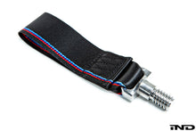 Load image into Gallery viewer, Fall-Line Motorsports Screw-In Tow Strap for BMW M3 E36/E46/E90/E92/E93 - Front & Rear Tow Hook, Heavy-Duty Track/Drift Recovery, CNC Stainless Hardware, Direct-Fit OEM Tow Eye, Made in USA