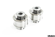 Load image into Gallery viewer, Fall-Line Motorsports Rear Lower Tension/Trailing Arm Outer Spherical Bearing (Pair) for BMW E9X M3 (E90/E92/E93) & E82 1M - Stainless FK, Made in USA, Replaces 33326763092