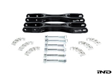 Load image into Gallery viewer, Fall-Line Motorsports Adjustable Rear Camber Arms + Shim Set - Billet CNC Lower Control Arms for BMW G8X/F8X M3/M4 & E9X M3 (True Rear Coilover Conversion Only)