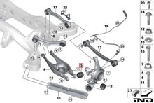 Load image into Gallery viewer, Fall-Line Motorsports Rear Lower Control Arm Outer Bearing Set for BMW M3/M4 G8X & F8X (G80 G81 G82 G83, F80 F82 F83) - Camber Arm Spherical Monoball - Replaces 33326792553