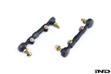 Load image into Gallery viewer, Fall-Line Motorsports Adjustable Rear Sway Bar End Links V2 for BMW M3/M4 G8X F8X (G80 G82 G83 F80 F82 F83) - Zero Preload ARB Drop Links with Pinch Nut Rod Ends - Pair