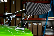 Load image into Gallery viewer, Fall-Line Motorsports High Rear Wing Mount Set for BMW E36/E46/E9X/F8X - GT4-Style 6061-T6 Aluminium CNC Uprights, Adjustable Fore/Aft - Fits GTS, M235iR & M240iR Wings - Hardcoat Anodised - Made in USA (Pair)