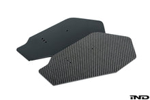 Load image into Gallery viewer, Fall-Line Motorsports Carbon Fiber Rear Wing End Plates (Pair) for BMW M240iR/M235iR/M4 GTS – 2x2 Twill, Adjustable OEM-Style Fit, Made in USA, Mount